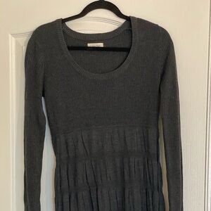 Charcoal gray Calvin Klein sweater dress